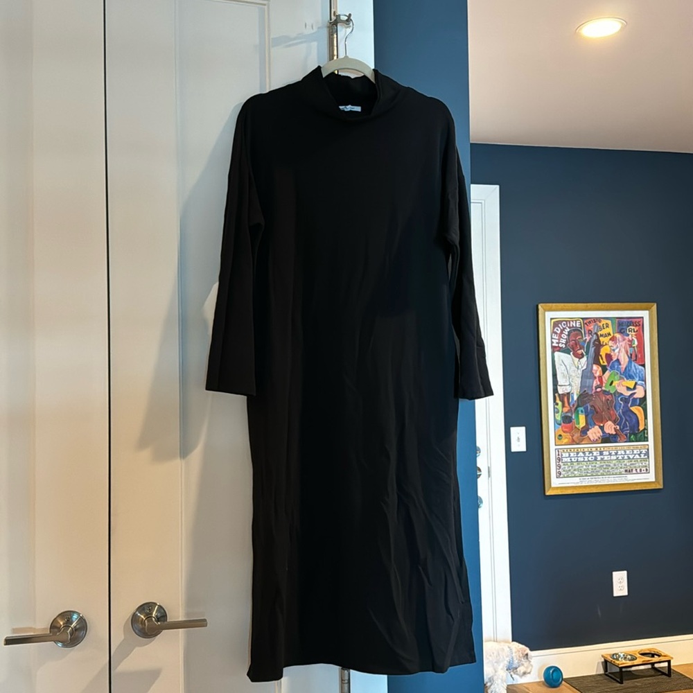 Emerson Fry Tencel mock neck dress